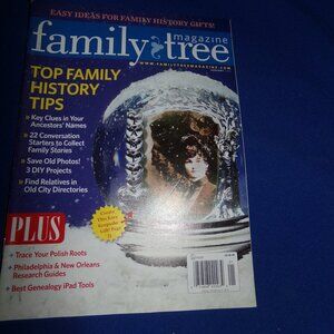 Vintage Family Tree Magazine - January 2012 - Genealogy Research - Ancestry